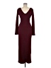 Unbranded Burgundy Casual Dress Size M - photo 1