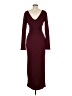 Unbranded Burgundy Casual Dress Size M - photo 2