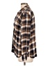 Treasure & Bond Plaid Brown Long Sleeve Button-Down Shirt Size L - photo 5