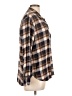Treasure & Bond Plaid Brown Long Sleeve Button-Down Shirt Size L - photo 4