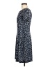 North Style Polka Dots Blue Casual Dress Size 6 - photo 5