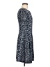 North Style Polka Dots Blue Casual Dress Size 6 - photo 4