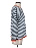 Made With Love Stripes Blue Pullover Sweater Size S - photo 4