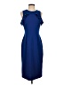 Ivanka Trump Solid Blue Cocktail Dress Size 4 - photo 1