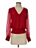 1.State Red Long Sleeve Blouse Size XS - photo 1