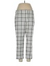 Ann Taylor Plaid Gray White Casual Pants Size 12 (petite) - photo 1