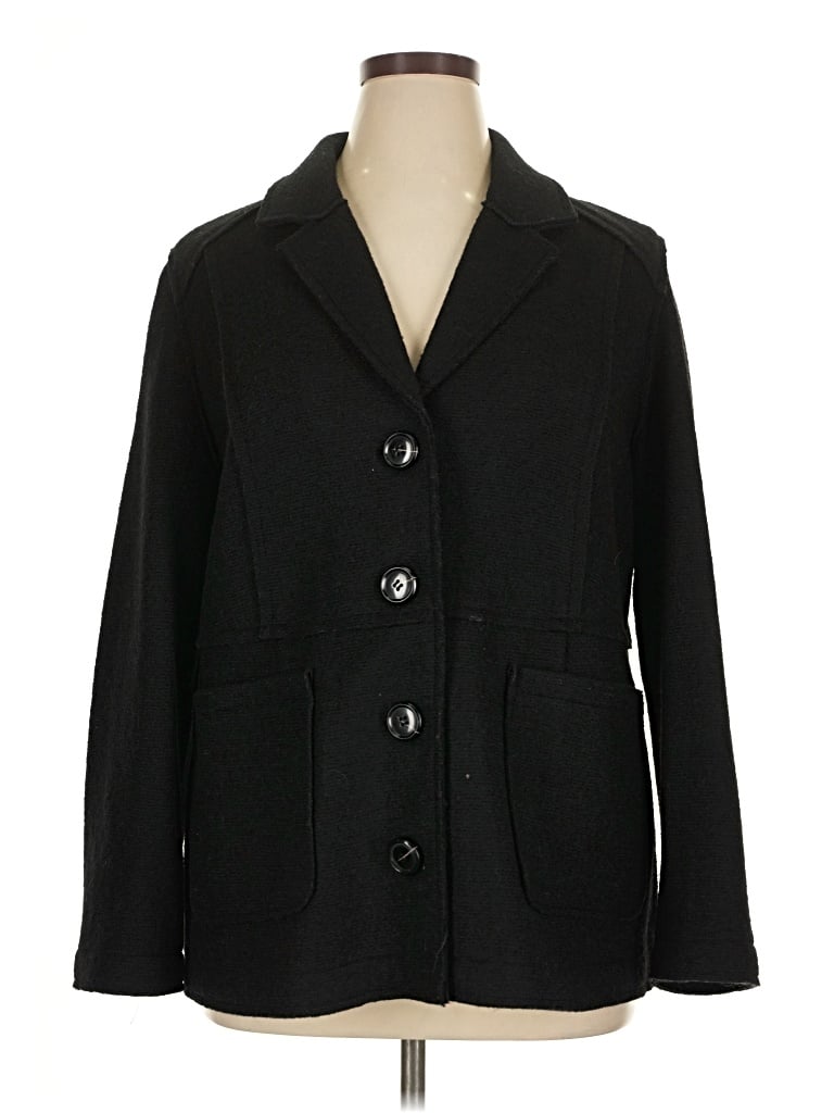 Pre-owned Chico's Coat In Black