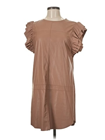 Lavender Brown Casual Dress (view 1)