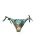 Beachsissi Tropical Teal Green Swimsuit Bottoms Size L - photo 2
