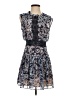 BCBGMAXAZRIA Paisley Blue Cocktail Dress Size 0 - photo 1