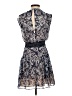 BCBGMAXAZRIA Paisley Blue Cocktail Dress Size 0 - photo 2
