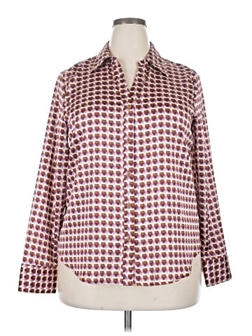 Worthington 3/4 Sleeve Blouse (view 1)