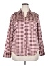 Worthington 100% Polyester Houndstooth Burgundy 3/4 Sleeve Blouse Size XXL - photo 1