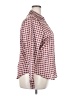 Worthington 100% Polyester Houndstooth Burgundy 3/4 Sleeve Blouse Size XXL - photo 4