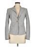 Theory Chevron-herringbone Gray Blazer Size 8 - photo 1
