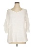 Unique Spectrum Ivory 3/4 Sleeve Blouse Size 1X - photo 1