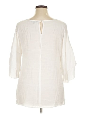 Unique Spectrum 3/4 Sleeve Blouse (view 2)