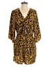 Fashion 100% Polyester Animal Print Yellow Romper Size XS - photo 1