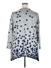 Autograph Polka Dots Gray 3/4 Sleeve Top Size 18 - photo 2