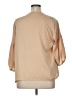 Talbots 100% Polyester Tan 3/4 Sleeve Blouse Size 16W Petite - photo 2