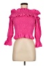 Unbranded 100% Polyester Pink 3/4 Sleeve Blouse Size M - photo 1