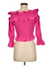 Unbranded 100% Polyester Pink 3/4 Sleeve Blouse Size M - photo 2