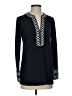 Tory Burch 100% Polyester Black Long Sleeve Blouse Size 0 - photo 1