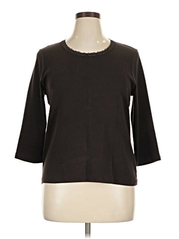 Laura Ashley 3/4 Sleeve Top (view 1)