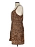 BP. 100% Polyester Animal Print Brown Casual Dress Size L - photo 5