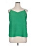 Halogen 100% Polyester Green Sleeveless Top Size 1X - photo 1