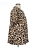 Anthony Richards Animal Print Brown Short Sleeve Blouse Size 1X - photo 4