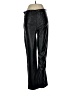 Gap 100% Polyester Black Faux Leather Pants Size 8L - photo 1