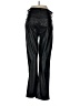 Gap 100% Polyester Black Faux Leather Pants Size 8L - photo 2