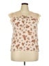 DR2 100% Rayon Ivory Tan Sleeveless Blouse Size XXL - photo 1