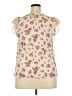 DR2 100% Rayon Ivory Tan Sleeveless Blouse Size XXL - photo 2