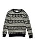 Class Club 100% Cotton Print Black Pullover Sweater Size 10 - 12 - photo 1