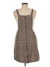 Unbranded 100% Polyester Tweed Gray Casual Dress Size M - photo 2