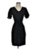 Express Polka Dots Black Casual Dress Size XS - photo 1