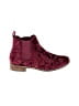 TOMS Burgundy Ankle Boots Size 6 (wide) - photo 1