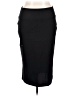 Midnight Velvet Solid Black Casual Skirt Size 14 - photo 1