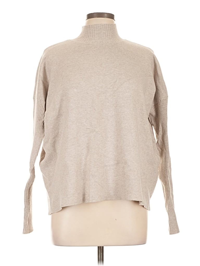 Pre-owned Cyrus Turtleneck Sweater In Tan