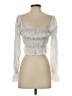 Princess Polly 100% Polyester White Long Sleeve Top Size 2 - photo 2