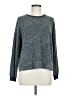 Splendid Animal Print Green Blue Pullover Sweater Size M - photo 1