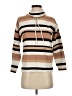 Liz Claiborne Stripes Tan Pullover Sweater Size S - photo 1