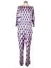 Koh Koh Argyle Blue Jumpsuit Size 2X - photo 1