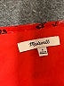 Madewell Red Short Sleeve Blouse Size 0 - photo 7