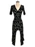 Cotton On 100% Viscose Floral Black Jumpsuit Size XS - photo 1
