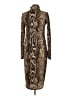 Trafaluc by Zara Animal Print Brown Gold Cocktail Dress Size M - photo 2