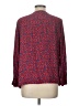 J.Jill 100% Rayon Red 3/4 Sleeve Blouse Size L - photo 2