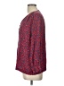 J.Jill 100% Rayon Red 3/4 Sleeve Blouse Size L - photo 5